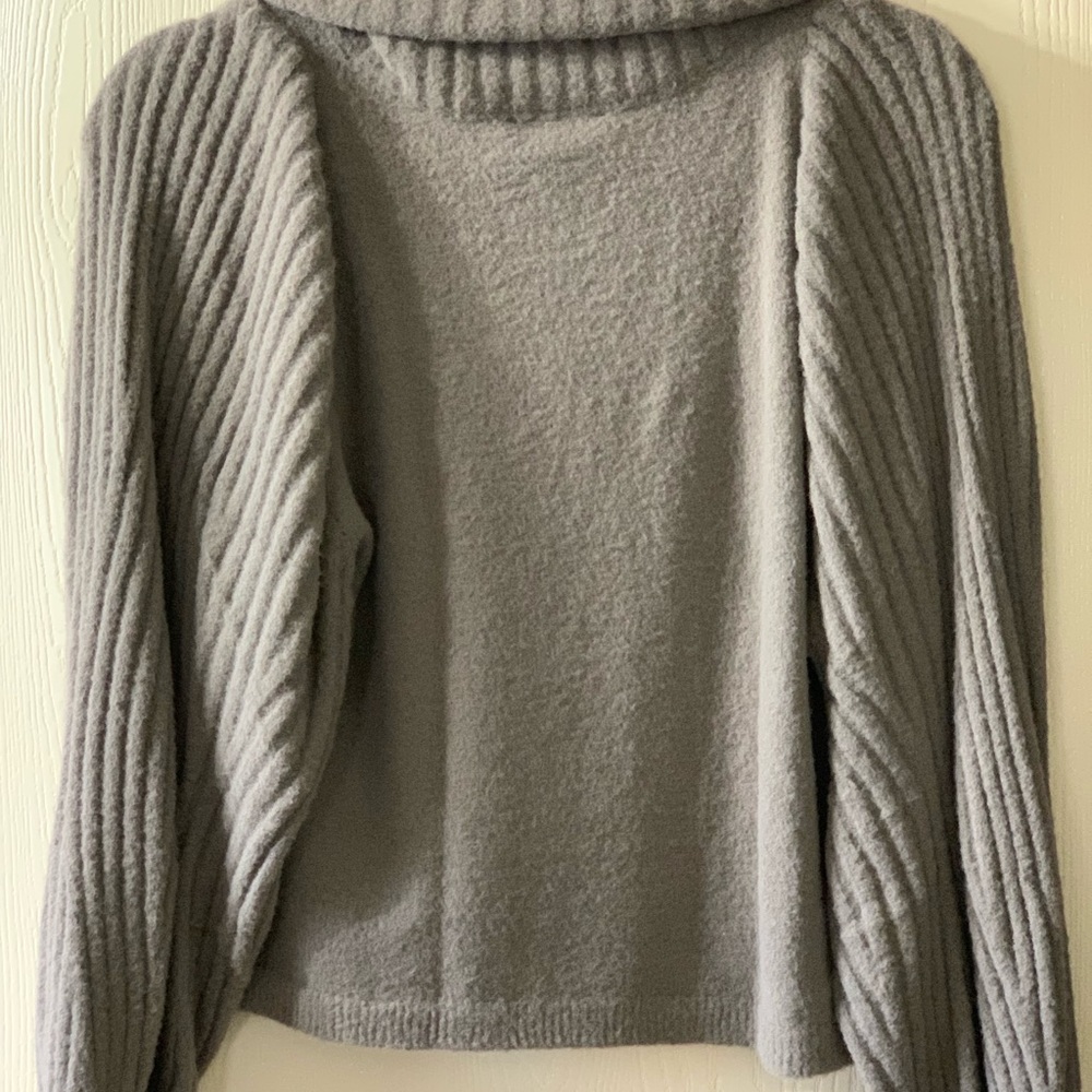 Express Ribbed Cowl neck Sweater - Picture 2 of 3